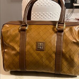 Givenchy Tan and Brown Duffel Bag